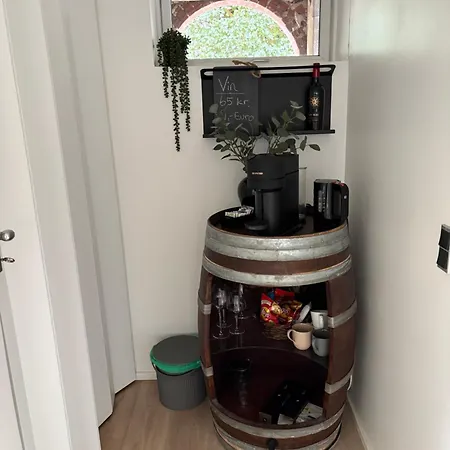 Nyistandsat Hojloftet Kaelderlejlighed Pa 70 M2 I Centrum, Med Plads Til 4 Personer Apartmán