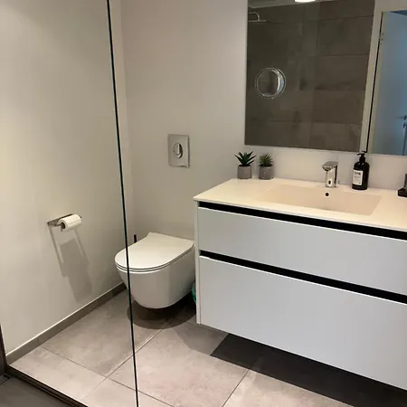 Nyistandsat Hojloftet Kaelderlejlighed Pa 70 M2 I Centrum, Med Plads Til 4 Personer דירה